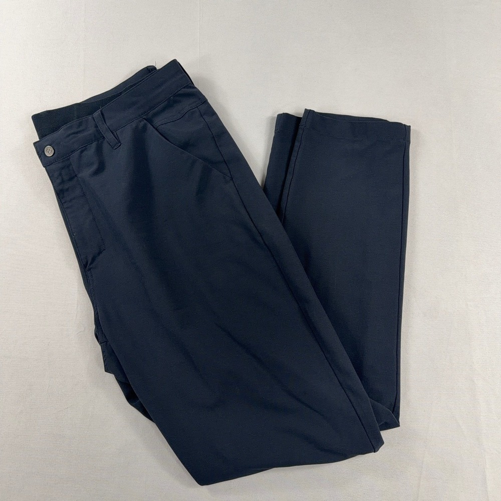 BYLT Kinetic Pant 2.0 Navy Blue Slim Fit Performance Commuter Mens Size 36
